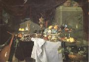 Jan Davidz de Heem A Dessert (mk05) oil painting